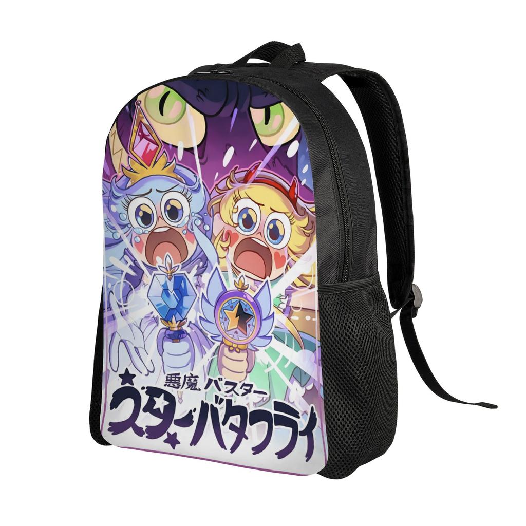 1PC Backpack Star Vs The Forces of Evil Daypack Funny Adventure Time Light for School Large Capacity Rucksack