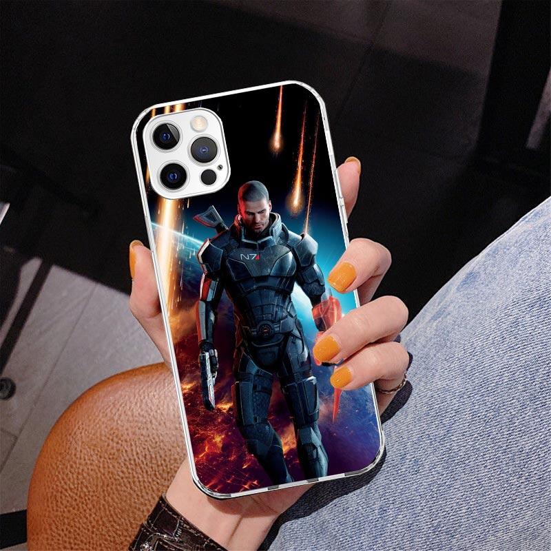 N7 Mass Effect Phnoe Case for Iphone 17 Air 16 16E 11 12 13 Mini 14 Plus 15 Pro Max 7 8 + SE 2020 Phone Cover Coque