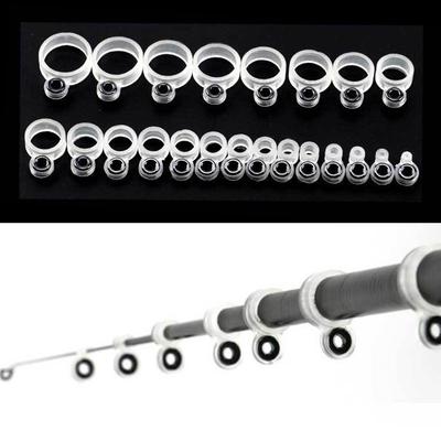 14/22*-силиконовая направляющая проволока для удочки, керамический комплект для ремонта наконечника с кольцом, направляющие лески