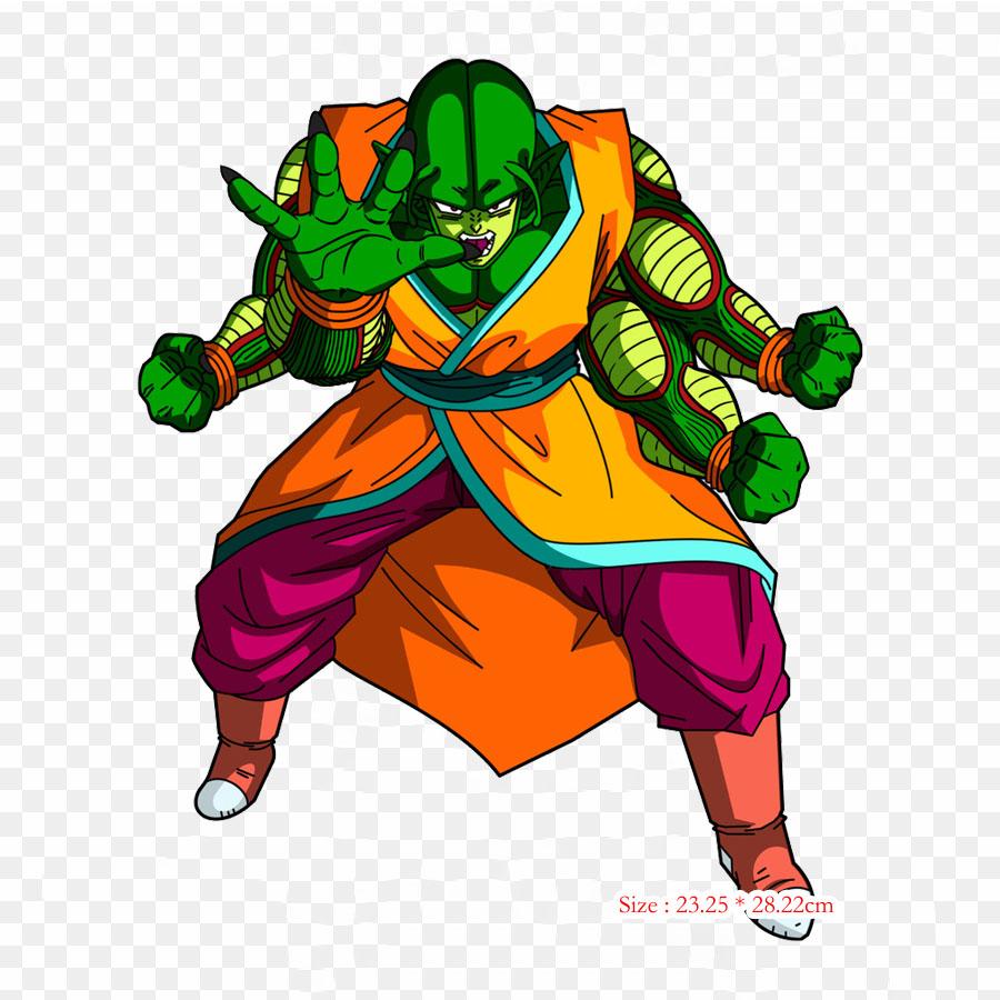 Patches For Clothes Bag Iron On Thermal Stickers Zamasu Render Goku Goten Pattern Washable Heat Transfer