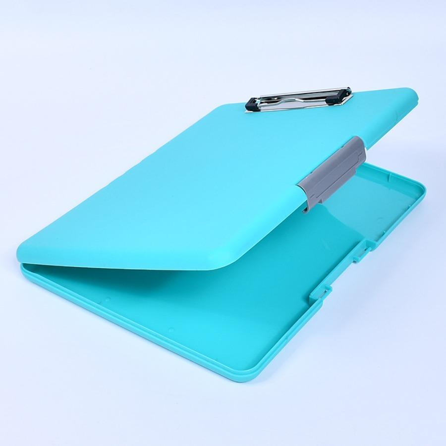 

Водонепроницаемый файловый бокс А4 с держателем для ручки Планшет для письма Многофункциональный файловый бокс для хранения бумаги Пластиковый зажим для планшета