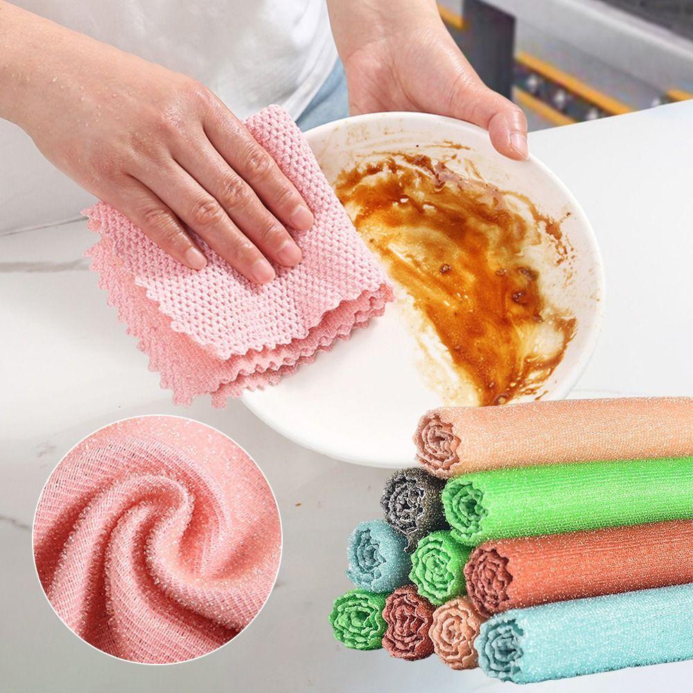 

Scouring Pad Steel Wire Washing Cloth Dishwashing Cloth for Household Kitchen