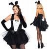 Sexy Womens Bunny Rabbit Costume Cosplay Tuxedo Halloween Outfit Dress Fancy