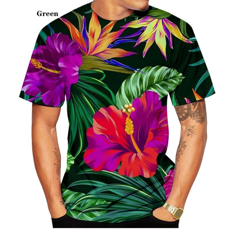 Herr 3D Muscle Cool Trend Street Style Sommar Cool Andningstryck T-shirt Harajuku Mode Fritidskläder Personlig rundhalsad kort ärm