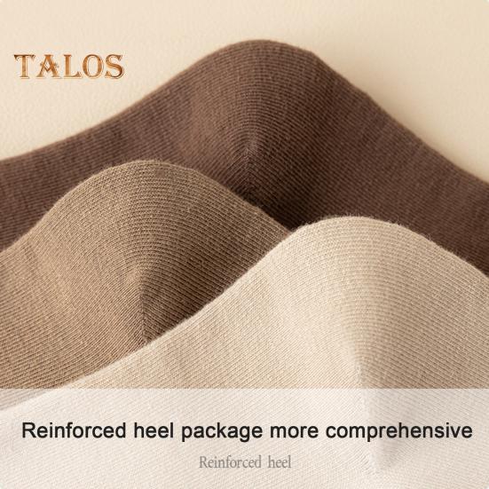 Women's Retro Mid-Calf Socks Warm Crew Socks Solid Color Cozy Stacking Socks No Pilling Soft Long Socks for Fall Winter