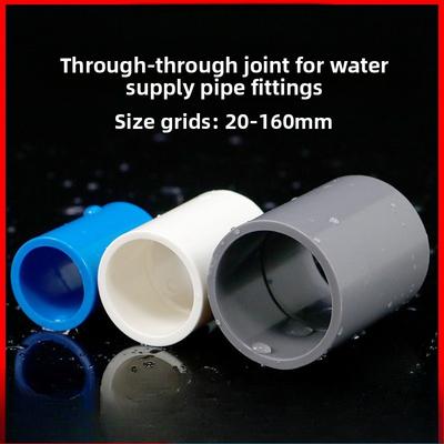 1Pc 16~50mm Black PVC Pipe Connector Straight Elbow Tee Joints Aquarium Drainage Tube Fittings Garden Irrigation DIY Accessories
