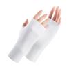 1 para anty-UV Art antypoślizgowe rękawiczki oddychające paznokieć palma Chinlon ochrona promieni lampa LED manicure