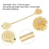 Retractable Magnetic Flower Curtain Clip Buckle Belt Holder Tie Belt Accessories Home Golden