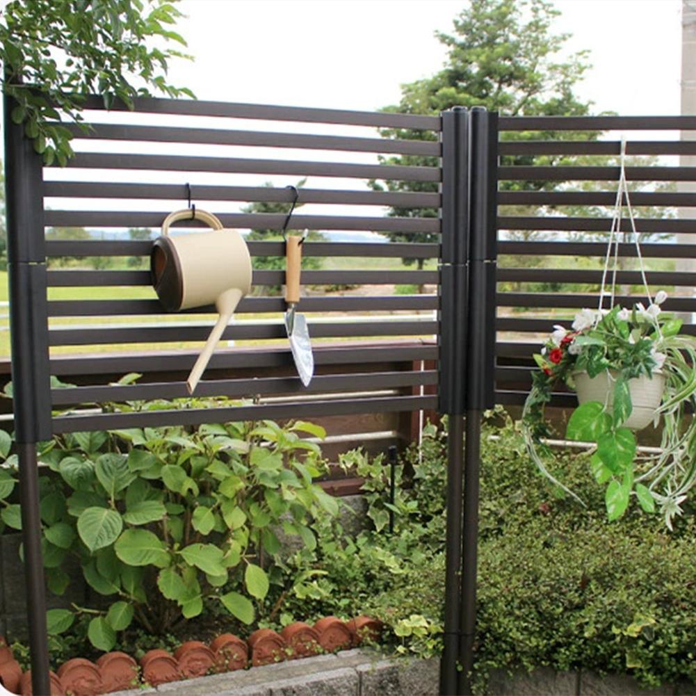 90x120cm Metal Privacy Fence PE-Coated Steel Pipe Privacy Screen Panel Fence for Outside Backyard Garden Patio Decoration Gifts