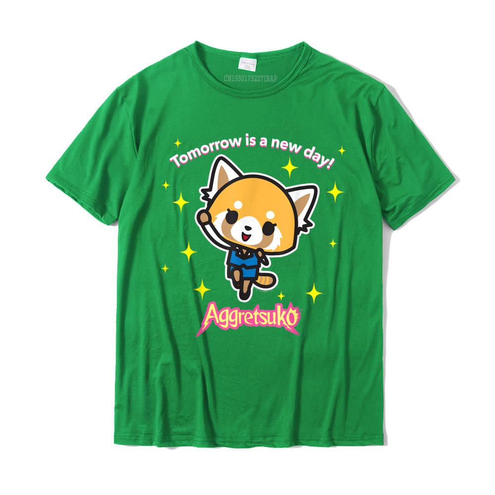 Aggretsuko Tomorrow Is Day Tee Shirt Geek T Shirts Special Cotton Unisexs Tops Shirts Summer Plus Size