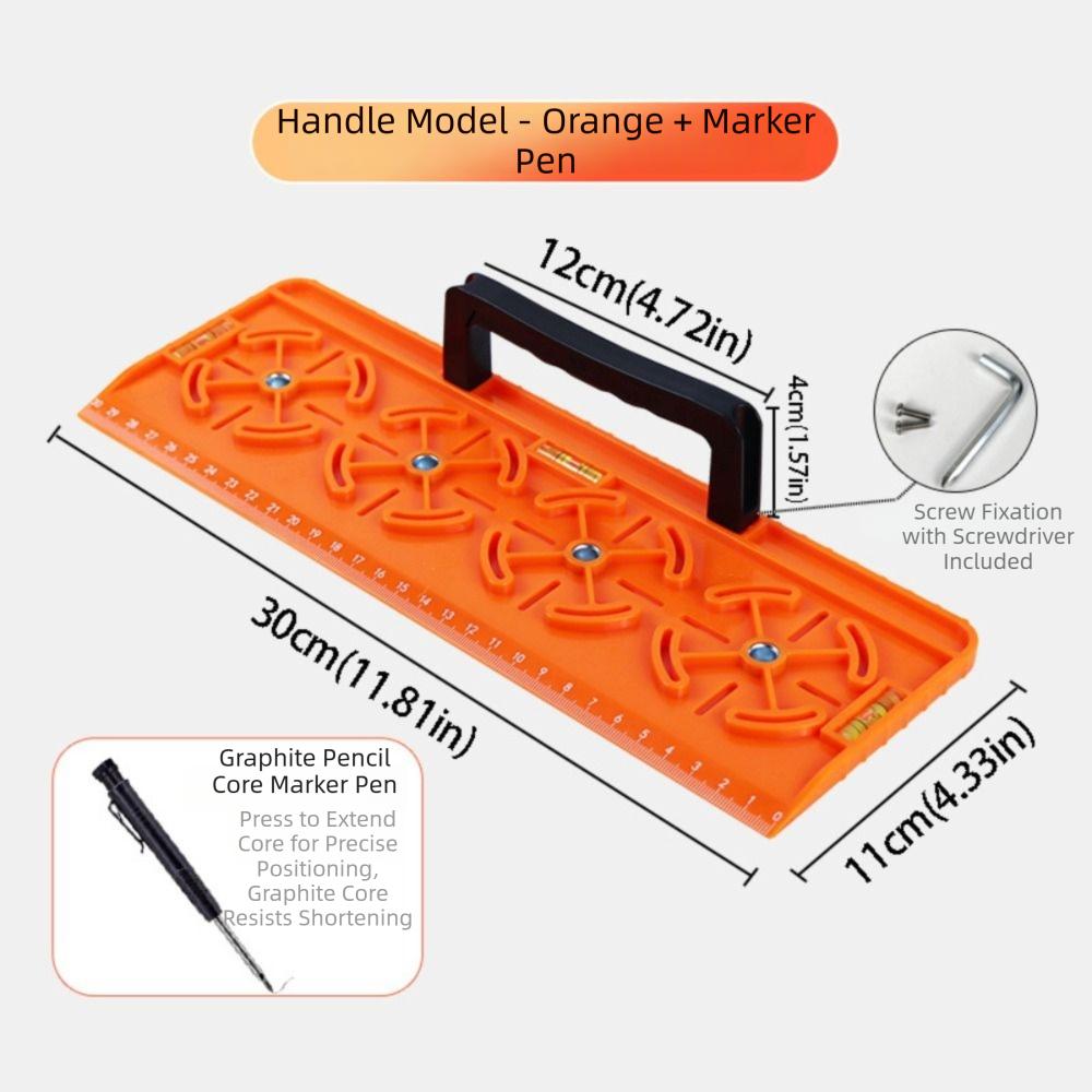 With 30 Cm Ruler Drilling Template For Sockets Drilling Positioning Plate Installation