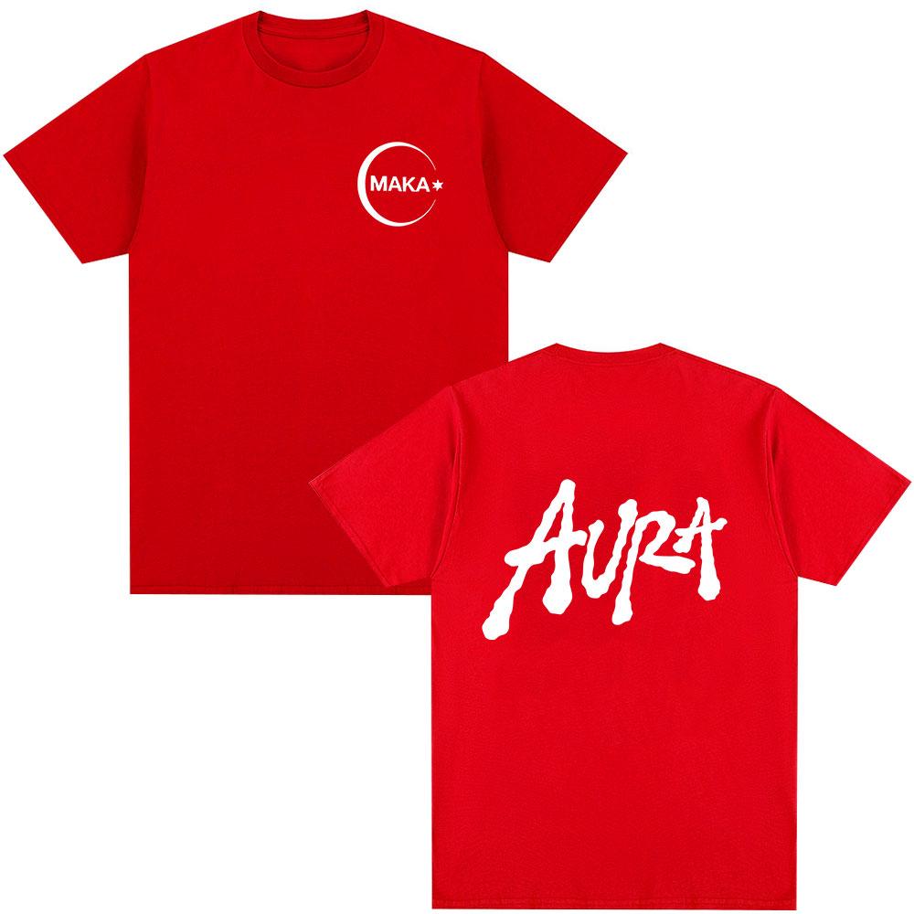 Rapper Maka Aura 2025 Tour Album Merch T Shirts Men Women Fashion Vintage T-shirt Casual Cotton Short Sleeve T Shirt Streetwear