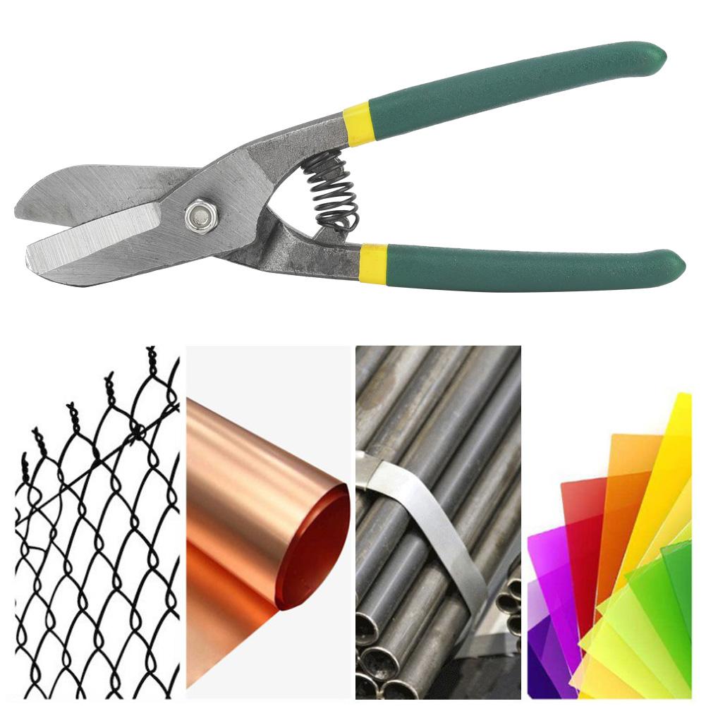Germany Type Manual Steel Tin Snips Metal Shears Sheet Metal Cutting Scissors Cutter (10 Inch)