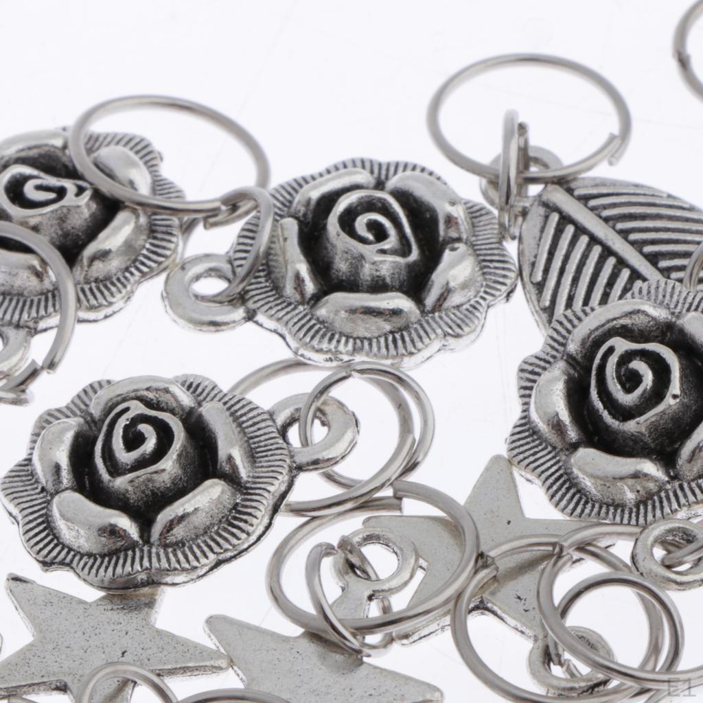 35 Hair Braid Pins Rings Hoops Accessories Braiding