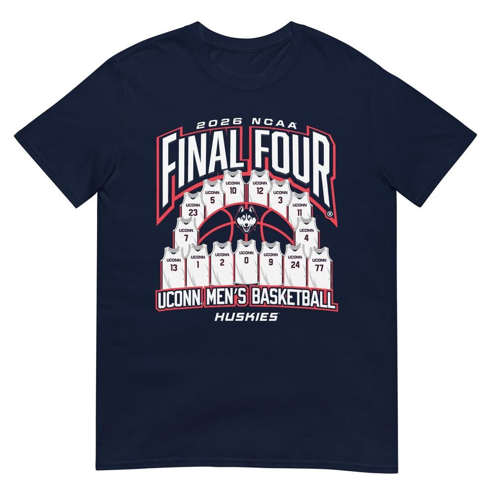 Uconn Unisexs Basketball Final Four TShirt S