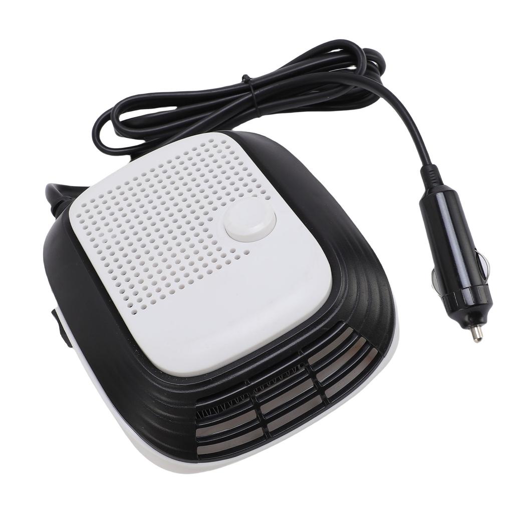 Portable Car Heater Defogger Defroster Fast Heating Plug Into Cigar Lighter for Safe Winter Driving