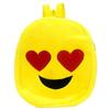 Adorable Cute Smile Emoji Face Backpack For Kids Crafted With Plush Material