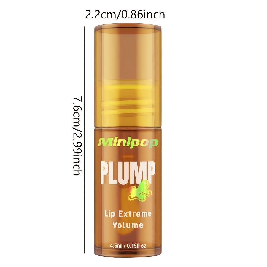 Ingwer Lippenöl Lippen aufpolsterndes Serum, Tiefenwirksam und Feuchtigkeitsspendend, mit einem natürlichen frischen Ingwerduft