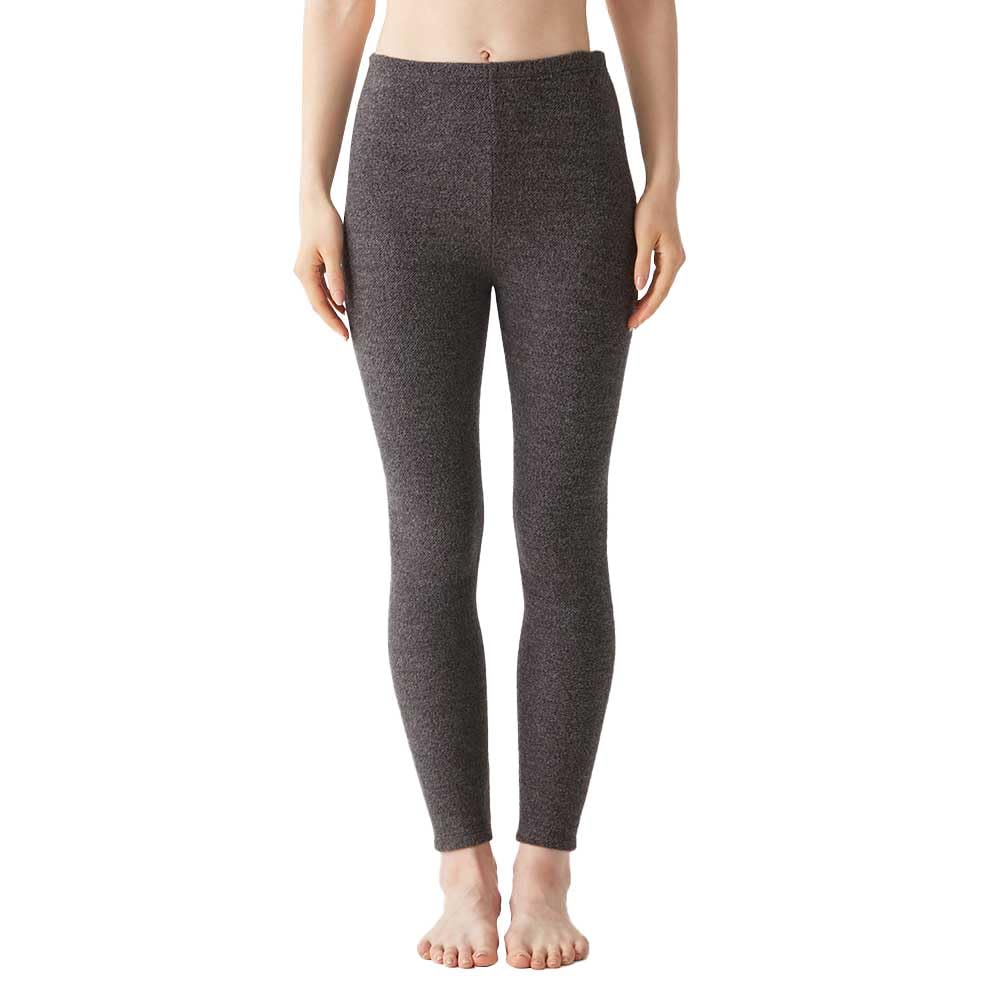 Gunze HOTMAGIC MH9561 Thick Brushed Warm Cold Black Moisture Women's Leggings, Fabric, Moisture-Wicking, Heat-Generating, Innerwear, Protection,