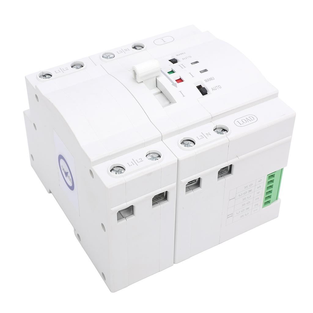 Power Automatic Transfer Switch 4P 63A Millisecond Level Fast Switching Generator Changeover Switch