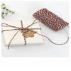 100M/Roll Red Green and White  Colorful Cotton Rope for Home Decoration Handmade Christmas DIY Gift Wrap Packaging Material