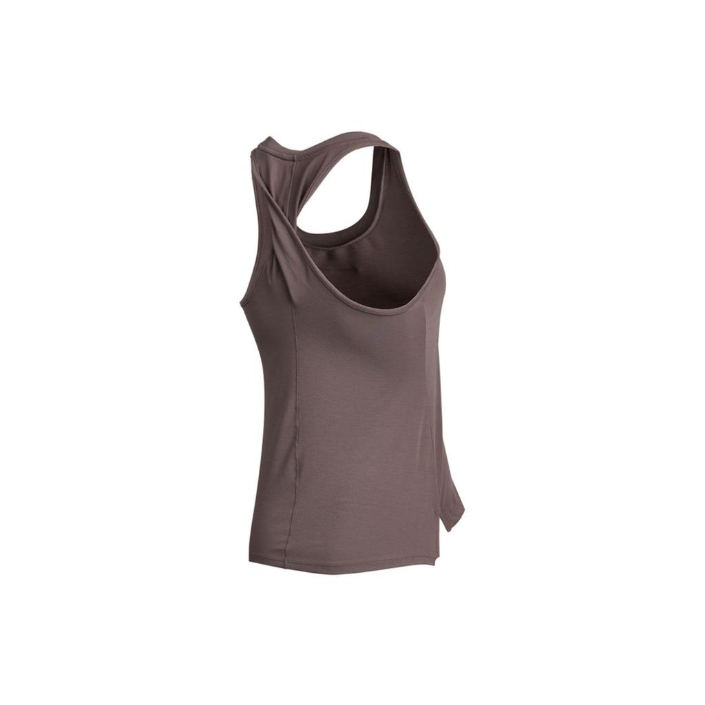 Nike One Luxe Dri-Fit Standard Twist Tank Top Women Sports Tank Top Brown DD4909-202