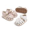 Laserblumen rutschfeste weiche Sohle Kleinkind Mädchen Sandalen - Trendige neue Babyschuhe 2025