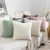 Woven Plush Double-Sided Solid Color Pillow Cover