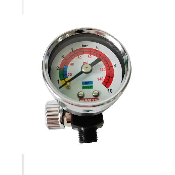 German WARTE Spray Gun Pressure Gauge Car Paint Spray Gun Pressure Regulator Gun Tail Pressure Gauge Pressure Regulator