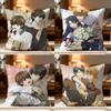 The Wworlds First Love Anime Pillow Case Cushion Cover Soft Washable Pillow Case MultiScene For Couch Bed Travel Office Use