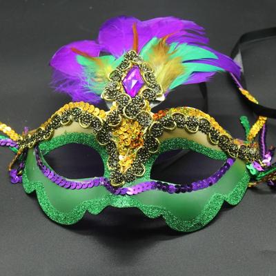 Hollow Out Peacock Feather Mask Party Supplies Venice Masquerade Masks Carnival Mask  Women