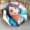 Pokémon Characters  Pattern, Automatic Folding Umbrella, Portable and Foldable Design, 8 Ribs, a Christmas or Birthday Gift.
