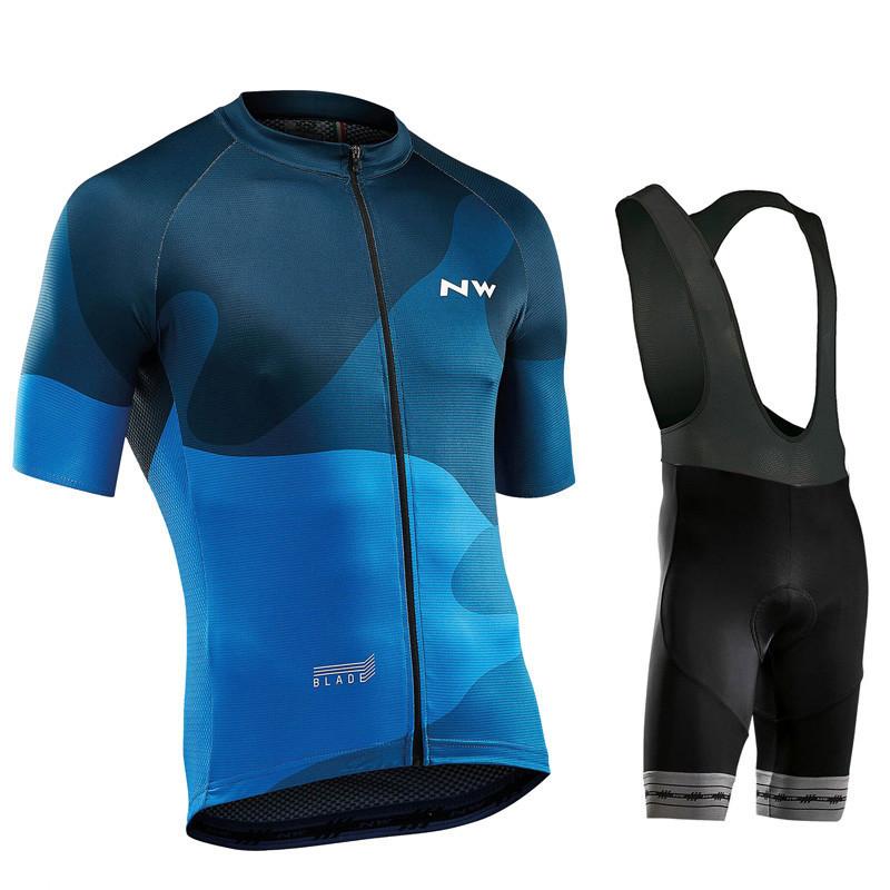 New NW Cycling Suit Men's Summer Mountain Road Racing Suit Breathable Outdoor Riding Equipment