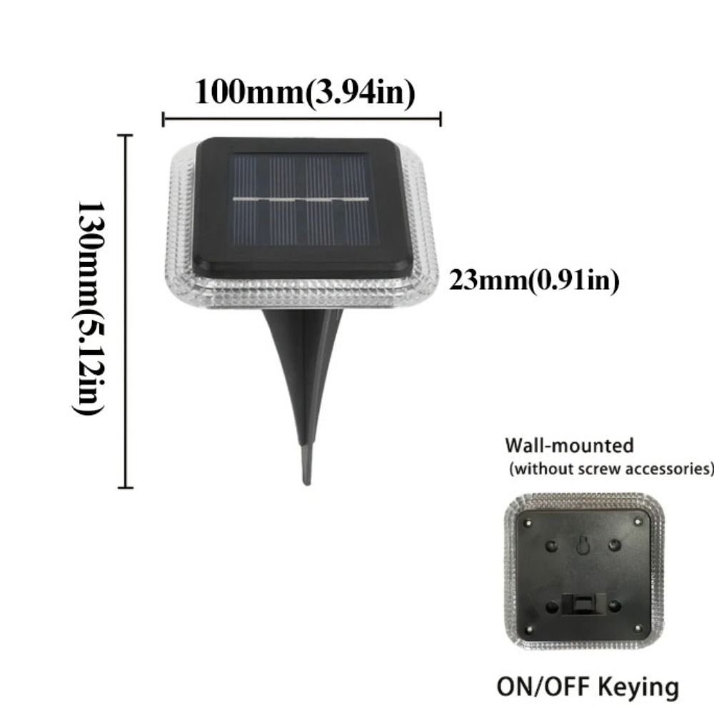 Waterproof Solar Ground Lights Sensor LED Floor Lights Energy Saving Solar Buried Light  Lawn