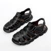 Summer Sandals Men Leather Classic Roman Sandals Slipper Outdoor Sneaker Beach Rubber Flip Flops Men Water Trekking Sandals39-47