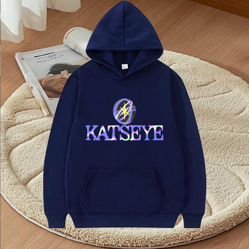 KATSEYE Eye módní klasická mikina pánská dámská vintage Vysoká kvalita Dlouhý rukáv streetwear potisk Grafika oversized mikina
