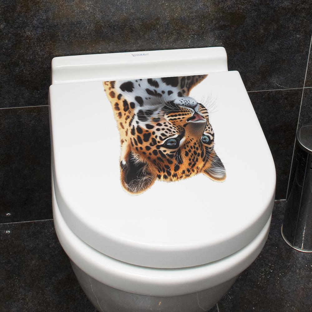 Self-adhesive Fierce Cheetah Wall Stickers for Living Room Bedroom Home Decor