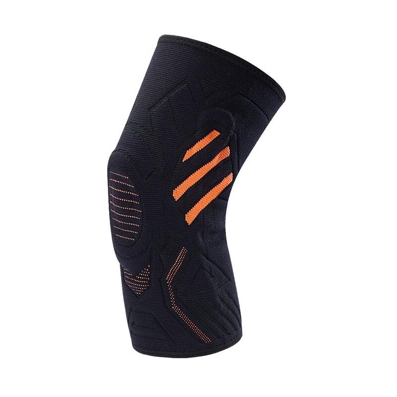 CHIWANG Knitted Spring Silicone Sports Knee Brace