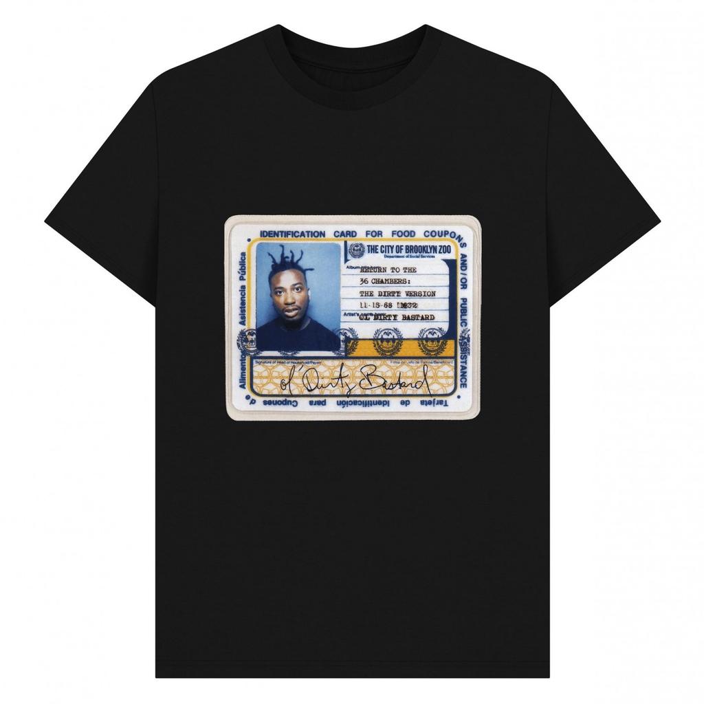OlÂ´ Dirty Bastard Unisex Adult ID Card T-Shirt