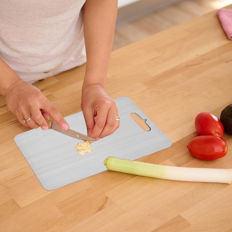 Kuchyň Domov Titanové prkénko Kuchyňský titanový kov Silný kov Oboustranné prkénko Na maso Ovoce Zeleninu