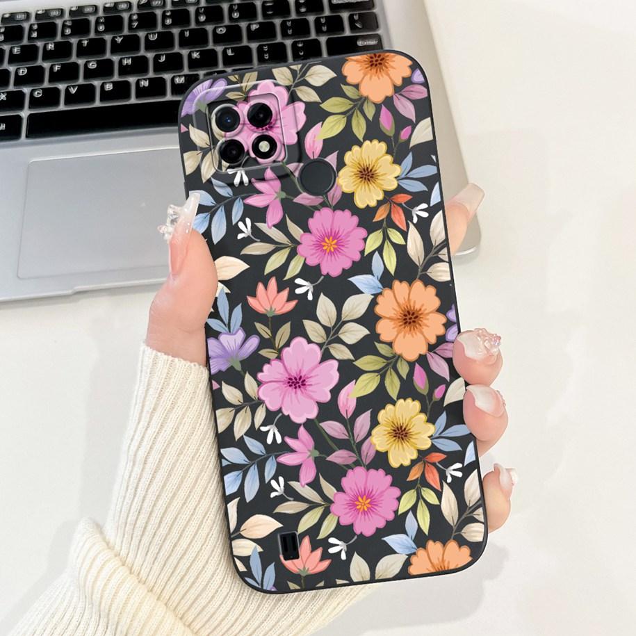 For Realme C21 RMX3201 Case Realme C25 Cover Popular Sunflower Soft Silicone Phone Case For Realme C25S C25Y C21Y C 21 C 25 Capa