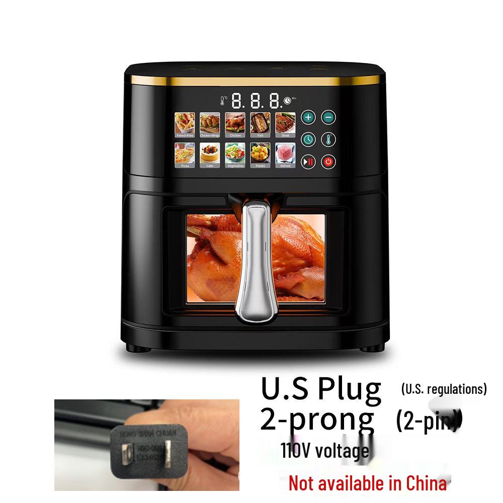 Inteligentna frytkownica powietrzna ze stali nierdzewnej o dużej pojemności 10L/12L