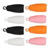 8pcs Elastic Toiletry Sleeve Protective Silicone Ring Hook Leakproof Toiletry Cover for Travel Outdoor