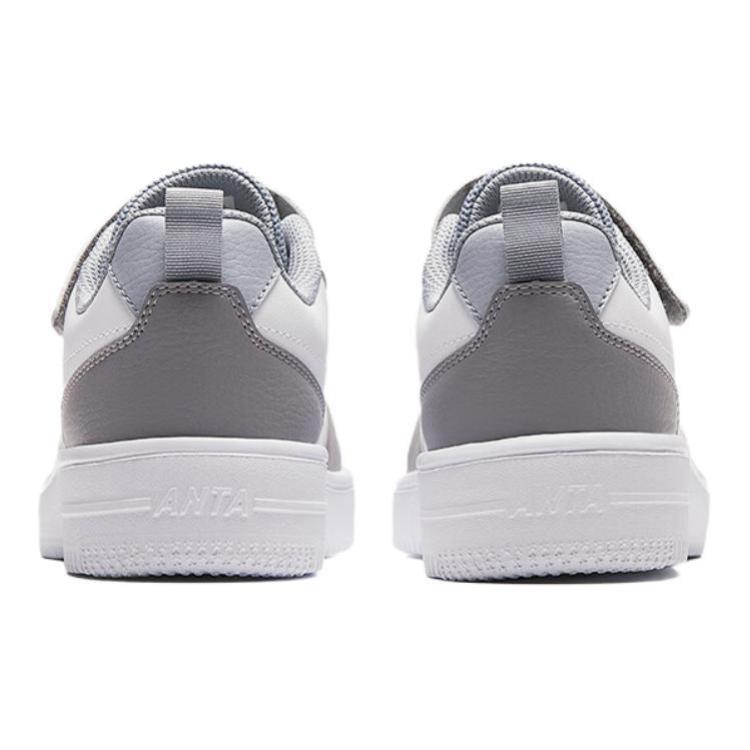 Anta Kids Comfortable Non-Slip Wear-Resistant Low-Top Skate Shoes Kids Skate Shoes Sandstorm-Gray A332418004-1