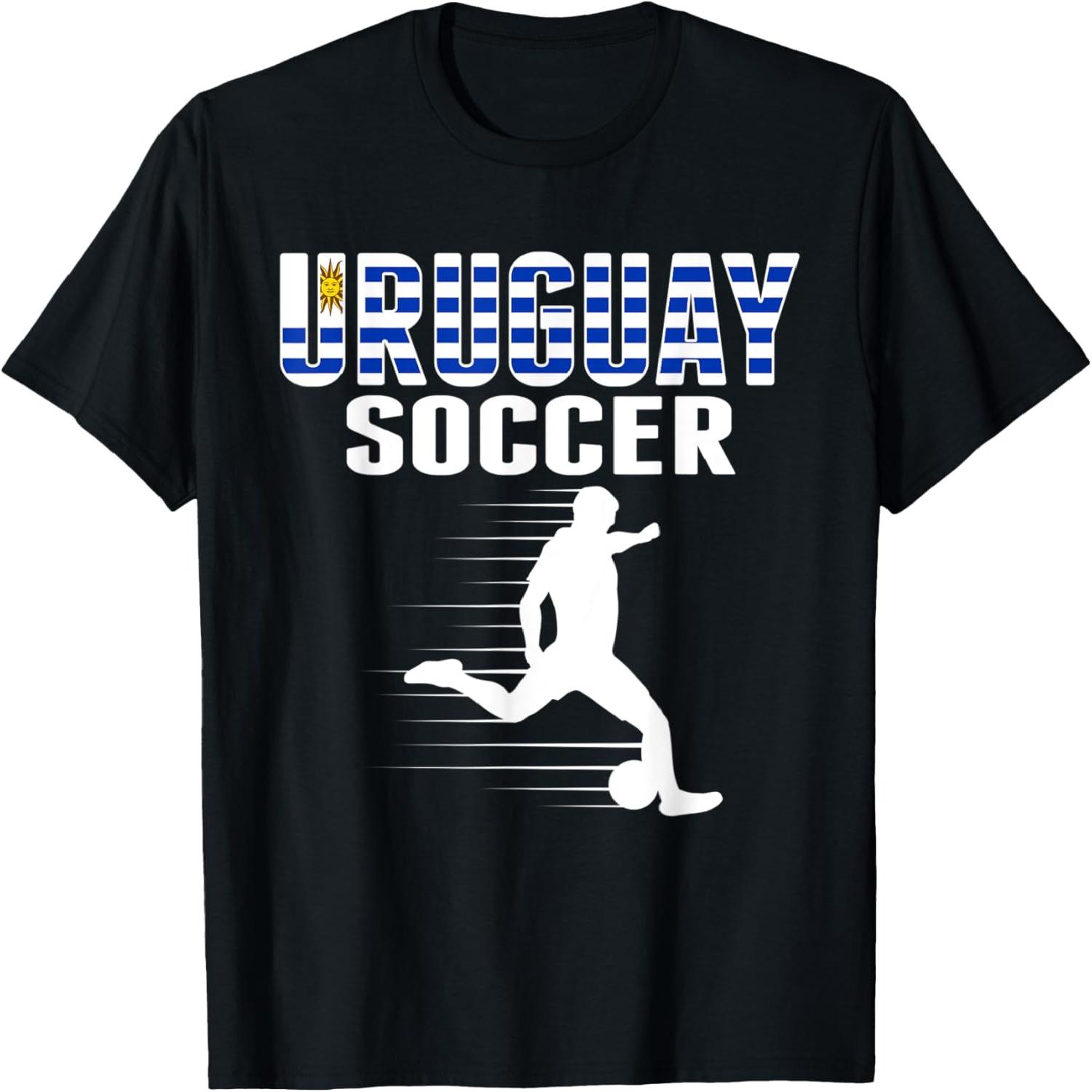 Uruguay Soccer Fans Jersey - Uruguayan Flag Football Lovers T-Shirt S