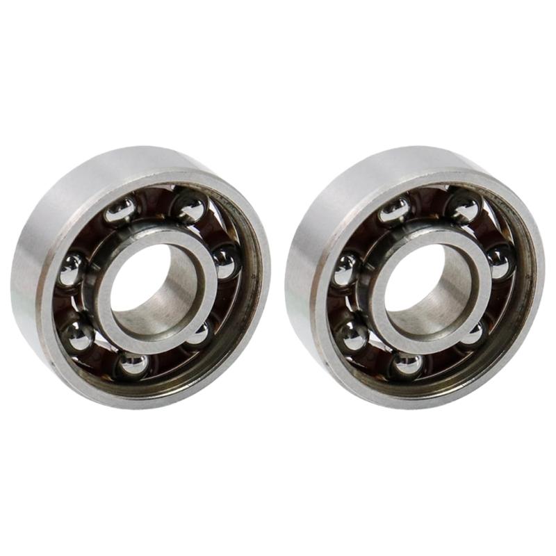 10Pcs Deep Grooves Ball Bearing High Precisions Steel Miniature Open Bearing Inline Skate Spinners Bearing Easy to Use