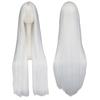 Black Wig 100CM/40 Inches Long Synthetic Wigs Heat Resistant Halloween Carnival Costume Cosplay Straight Hair