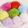 Imitate Rabbit Hair Pompoms Ball 10pcs Christmas Pompoms Keychain Car Pompon Garment Toy DIY Bag Earrings Keychain Decor