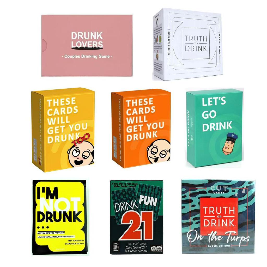 Stoned: Cross-Border Drinking Game - English Party Cards