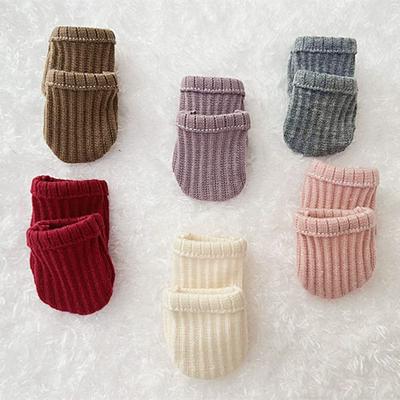 1pair Lovely Princess Plush Doll Casual Socks 15/20cm Cotton Doll Clothes Fashion Doll Cotton Ribbed Socks Clothes